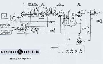 GE ;Argentina 630 schematic circuit diagram